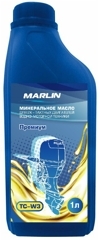 Масло MARLIN Стандарт 2Т 1литр минеральное ТС-W3