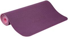 Коврик для йоги и фит. PROFI-FIT ПРОФ 6мм фиол\розовый