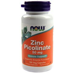 NOW Zinc Picolinate 50mg -120капс