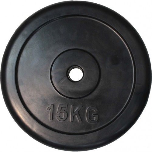 Диск обрезиненный  черный "Classic" D-26, 15 кг