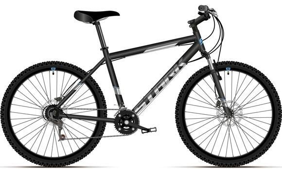 Велосипед Stark21 Respect 26,1 D черный\черны. 20* Microshift 00000164