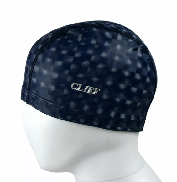 Шапочка CLIFF силиконовая 3D синяя CS-530